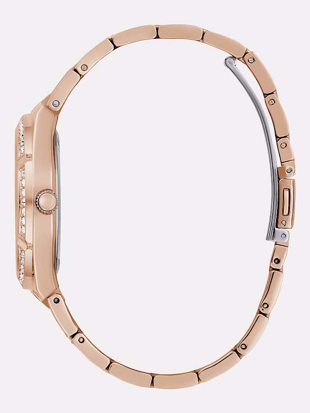 Multi-function watch with crystal detail - GUESS