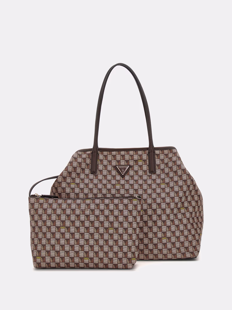 G Wave geometric-print shopper - GUESS