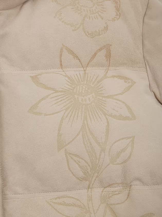 Suede Puffer Jacket - GUESS