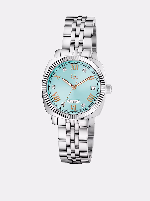 GC analogue quartz watch in stainless steel - GUESS