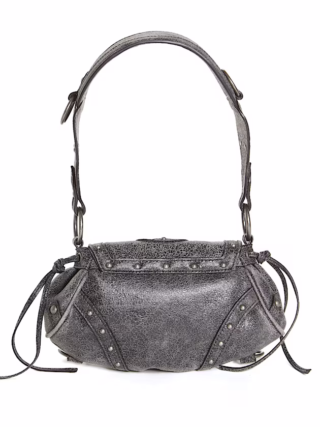 Real leather mini shoulder bag - GUESS