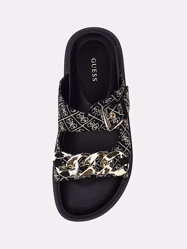 Fatema 4G logo slipper - GUESS