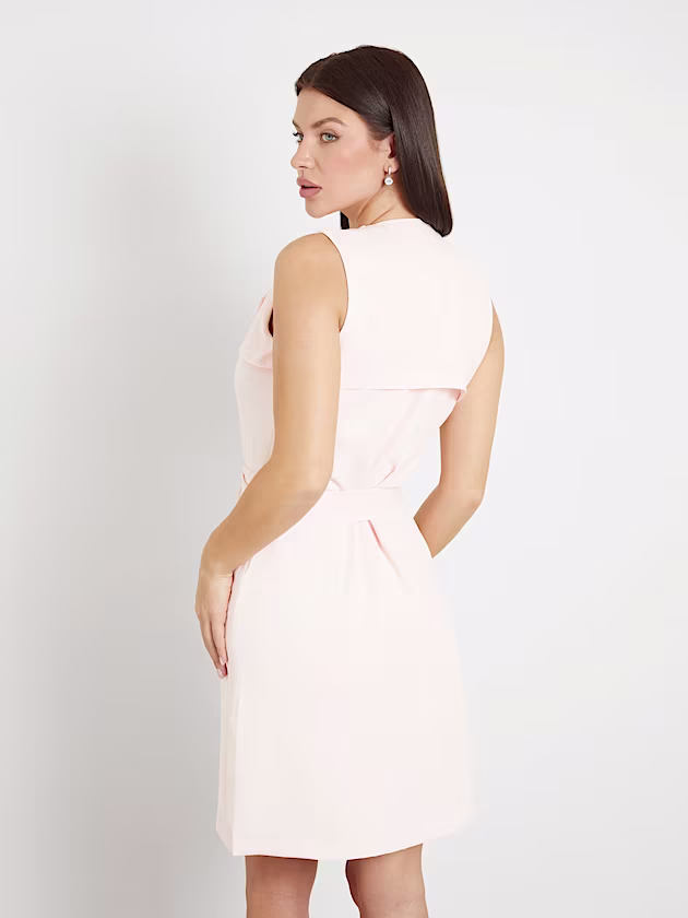 Belted mini wrap up dress - GUESS