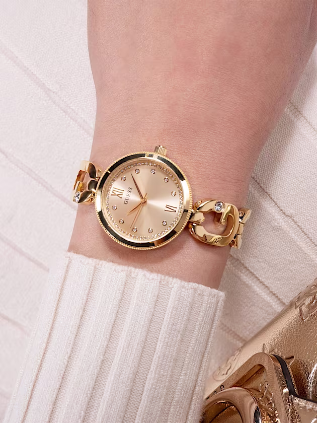 Crystal analogue watch - GUESS