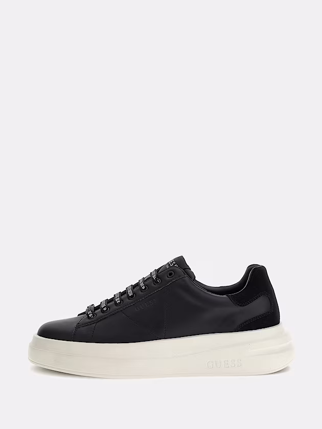 Elba sneakers with branded laces - GUESS