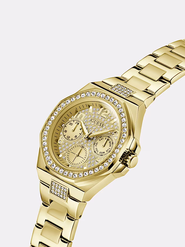 Multi-function crystal watch - GUESS