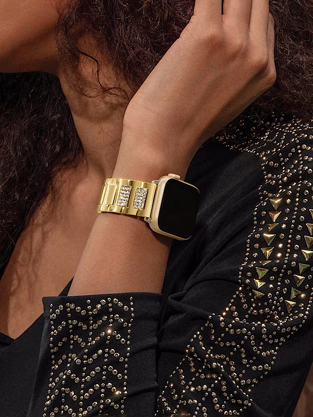 Apple Watch strap with crystal appliqué detailing - GUESS