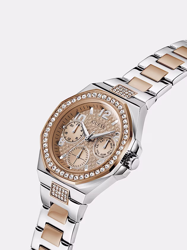 Multi-function crystal watch - GUESS