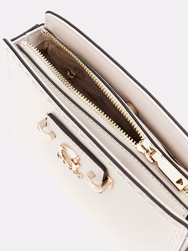 Nastra stitch-detail mini crossbody - GUESS