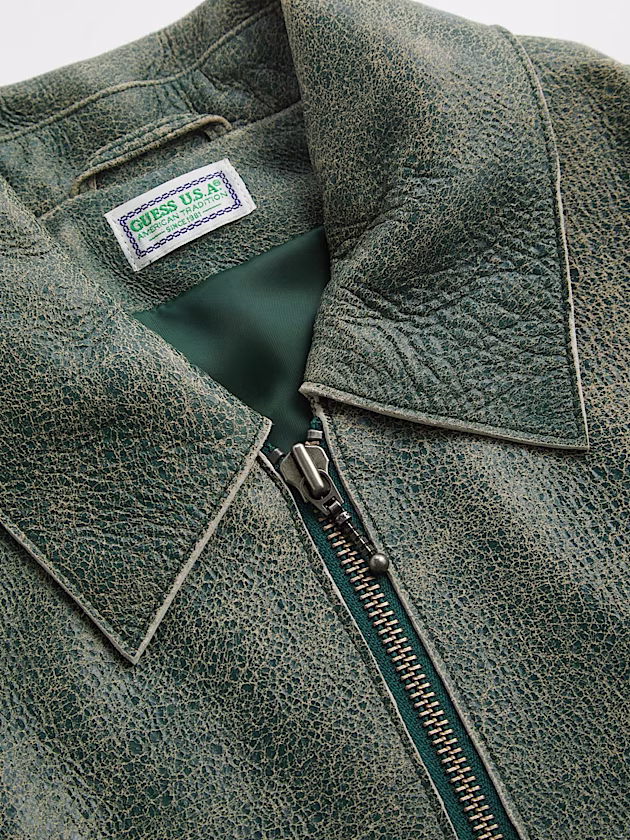 Genuine leather jacket - GUESS
