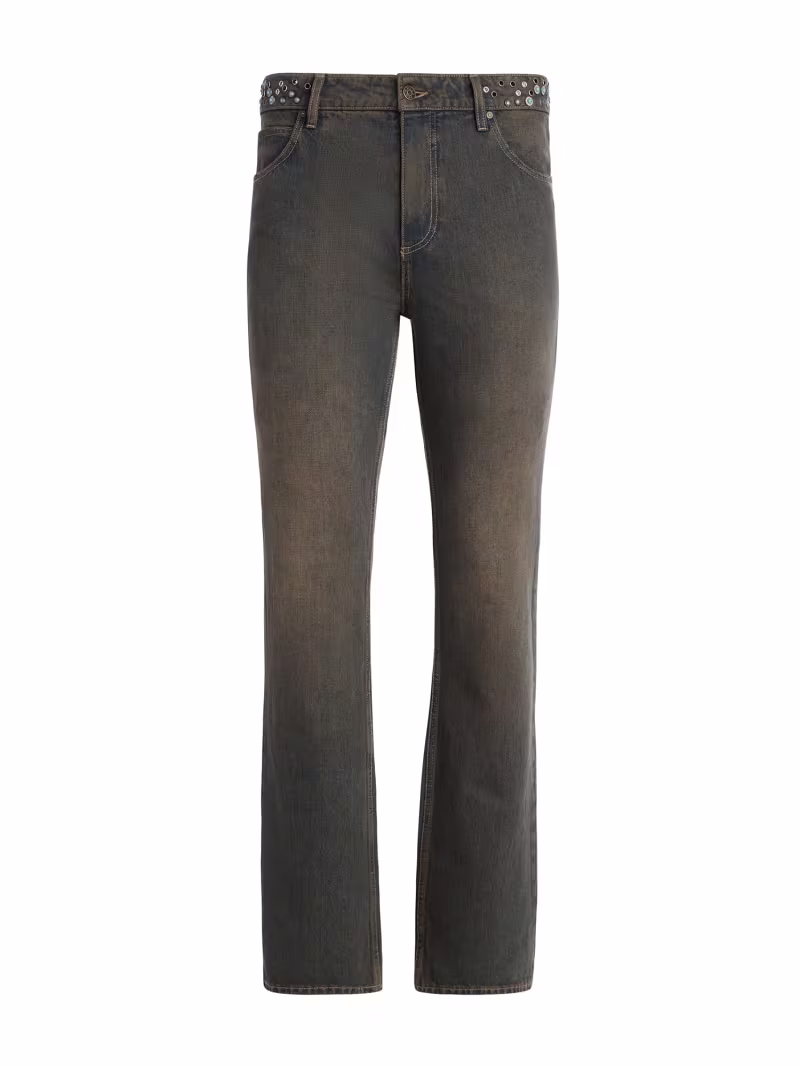 Mid rise flare denim pant - GUESS