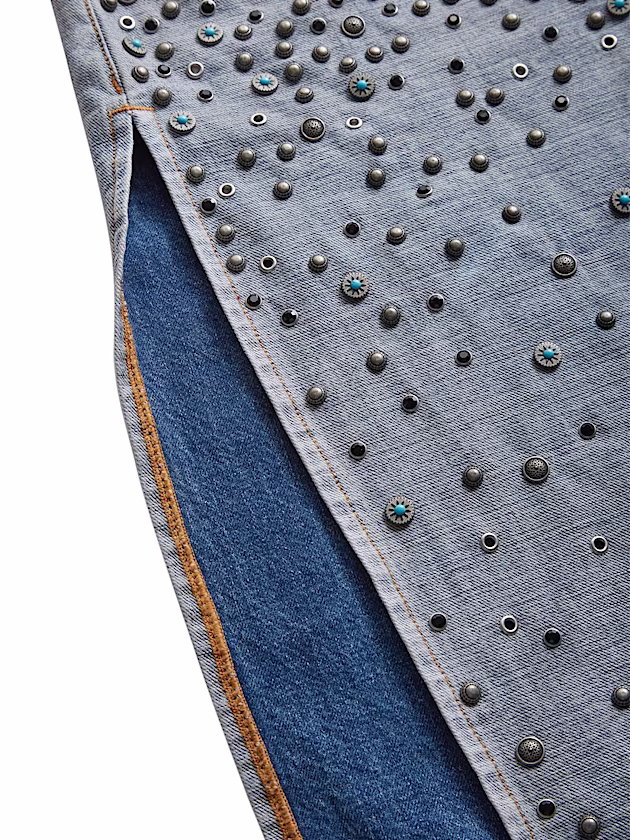 Reverse denim shorts - GUESS