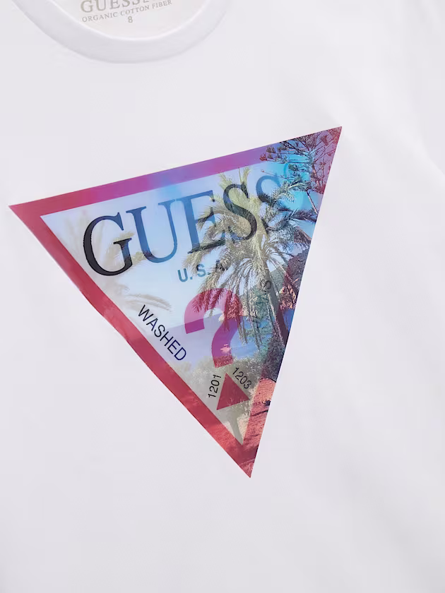 Triangle logo t-shirt - GUESS
