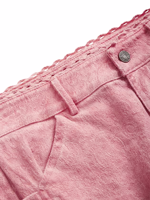 Side lace-up shorts - GUESS