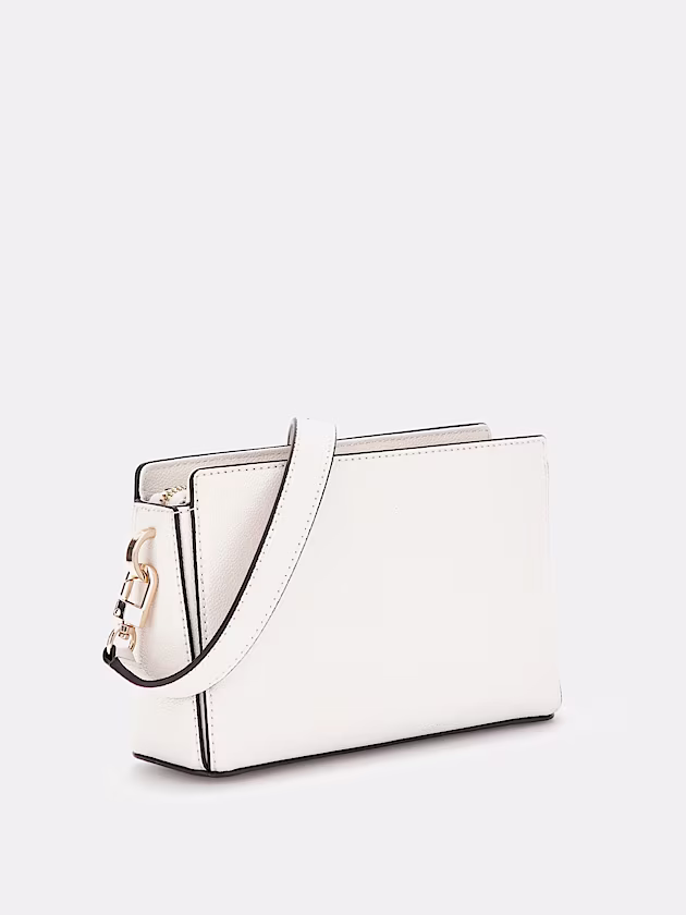 Nastra stitch-detail mini crossbody - GUESS