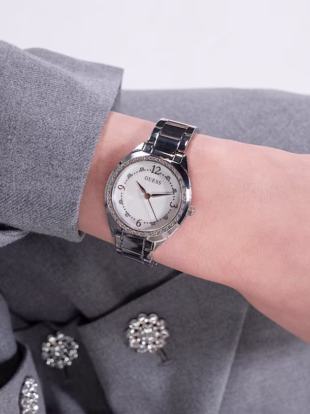 Crystal analogue watch - GUESS