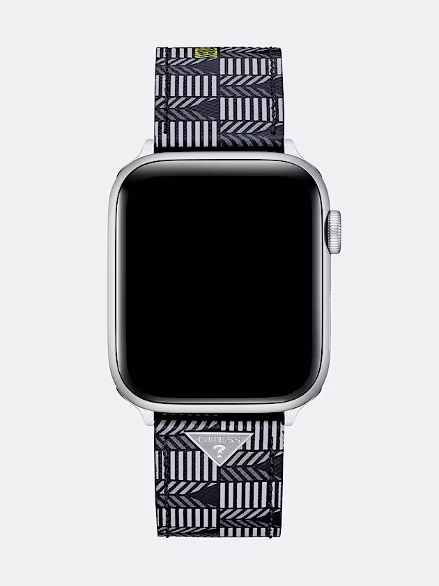 Apple Watch strap in genuine leather - GUESS