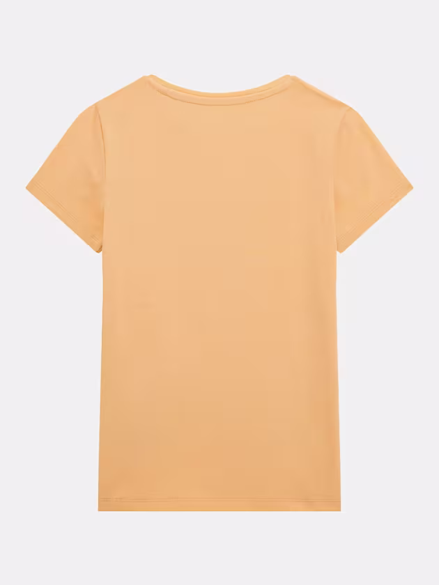 Floral triangle logo t-shirt - GUESS