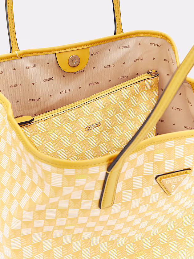 G Wave geometric-print shopper - GUESS