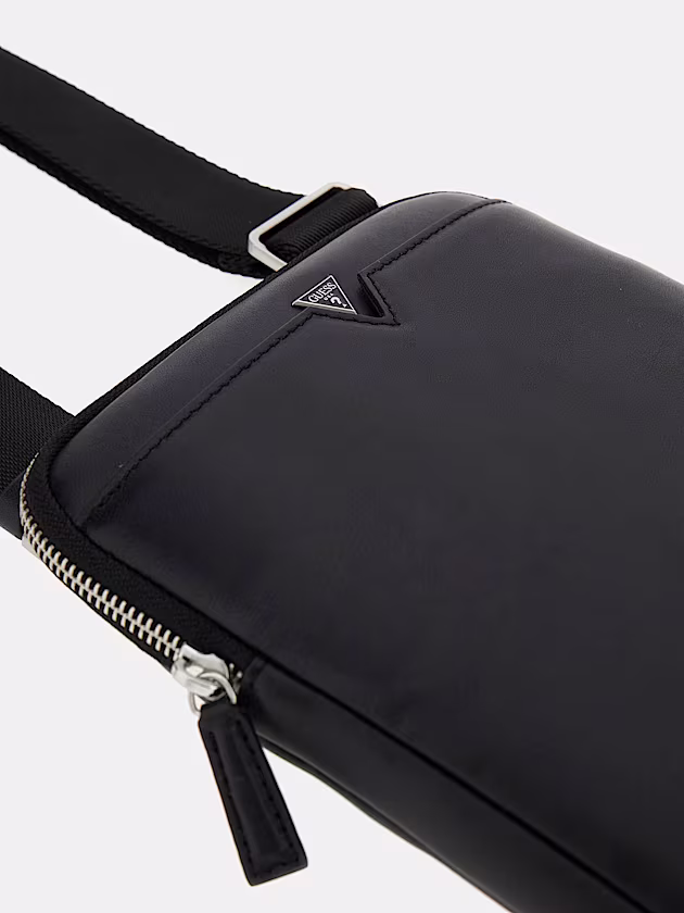 Firenze genuine leather mini crossbody - GUESS