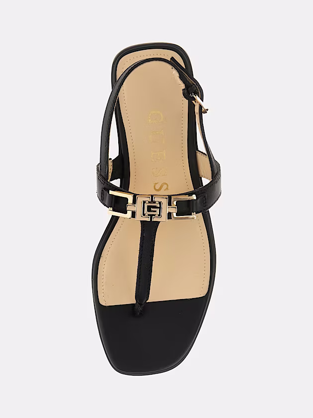 Reality genuine leather flip-flop - GUESS