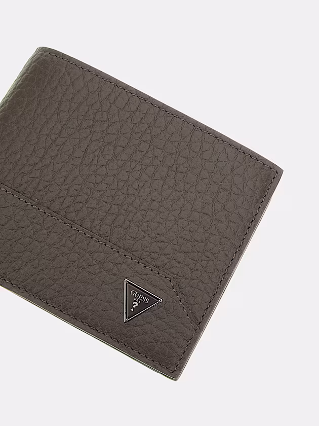 Barcellona genuine leather wallet - GUESS