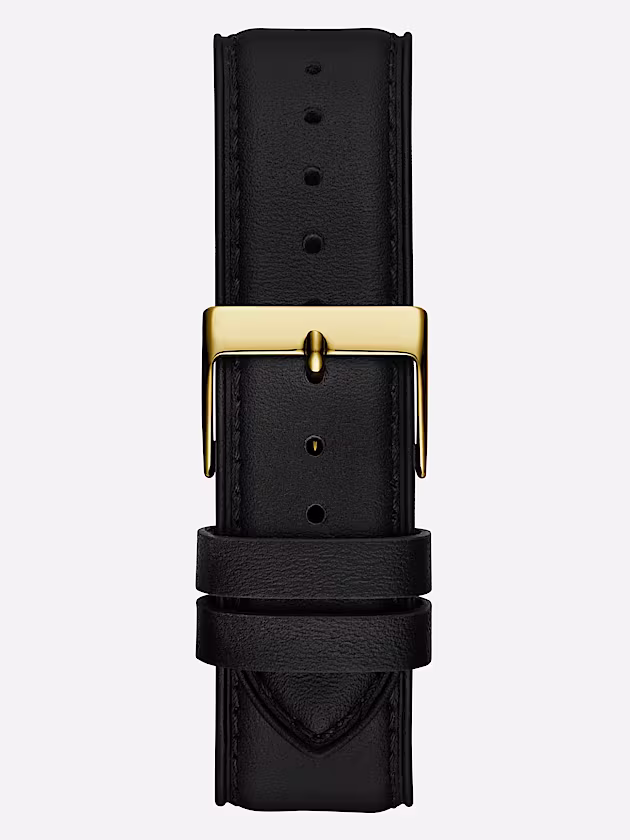 Multi-function genuine leather watch - GUESS