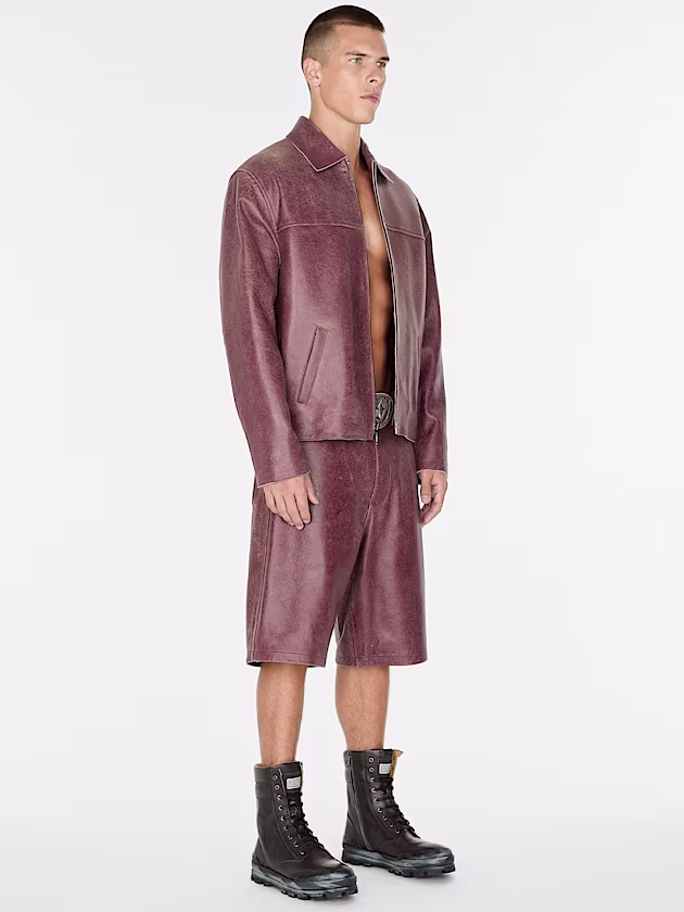 Genuine leather jacket - GUESS