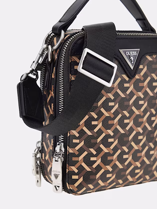 Torino logo-print mini crossbody - GUESS