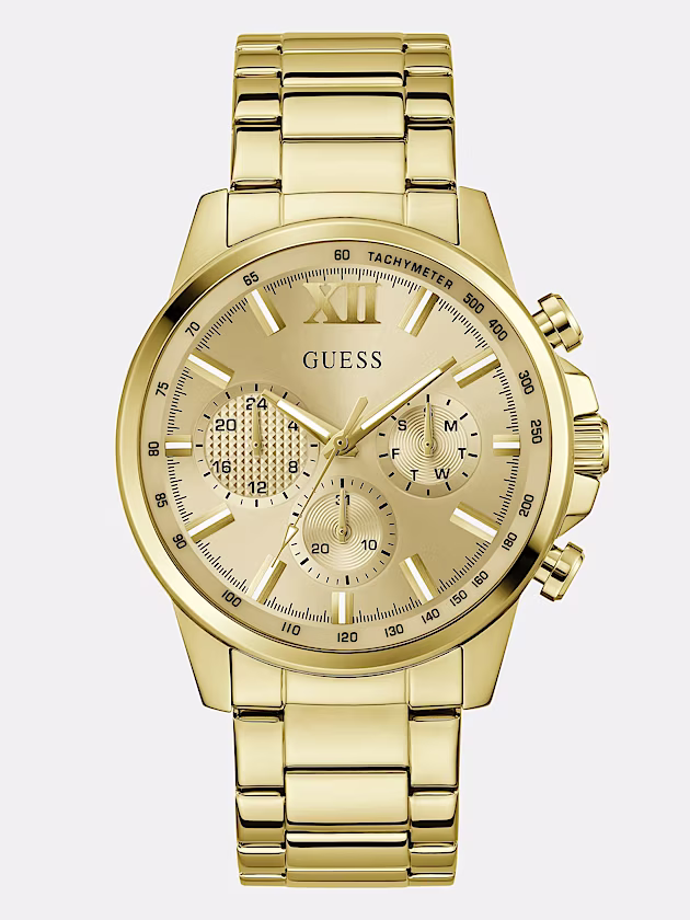 Stainless Steel analogue watch 44 mm - GUESS