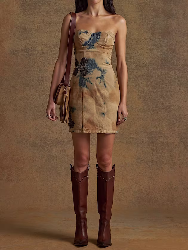 Bleachet denim dress - GUESS