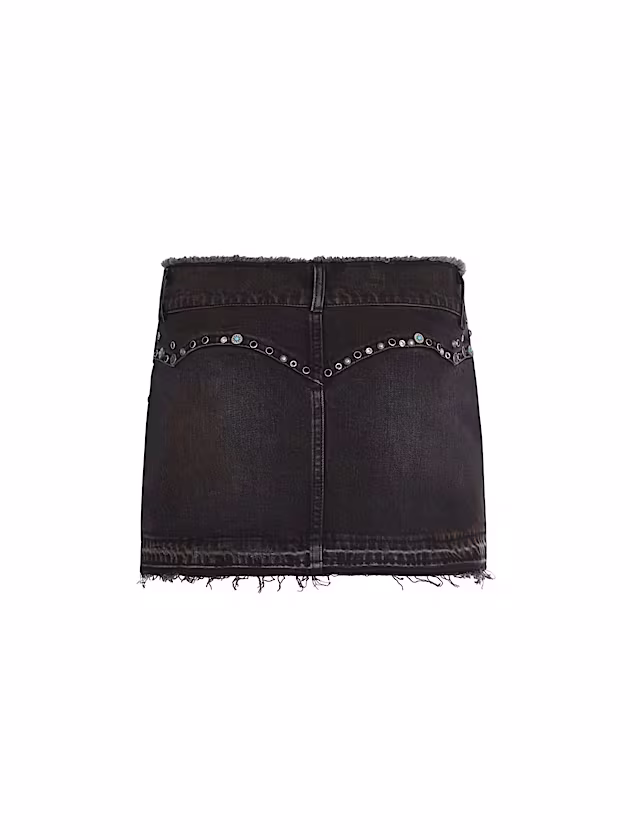 Studs denim mini skirt - GUESS