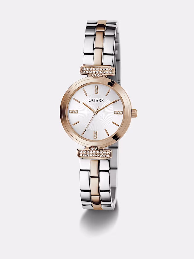 Crystal analogue watch - GUESS