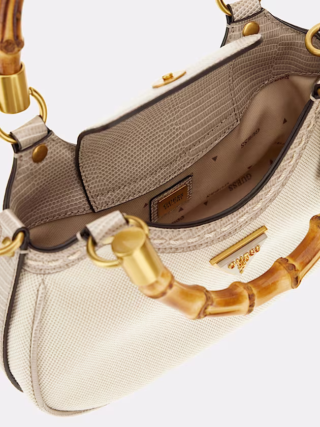 Zabry Bamboo Handle Handbag - GUESS