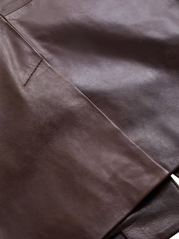 Leather blazer - GUESS