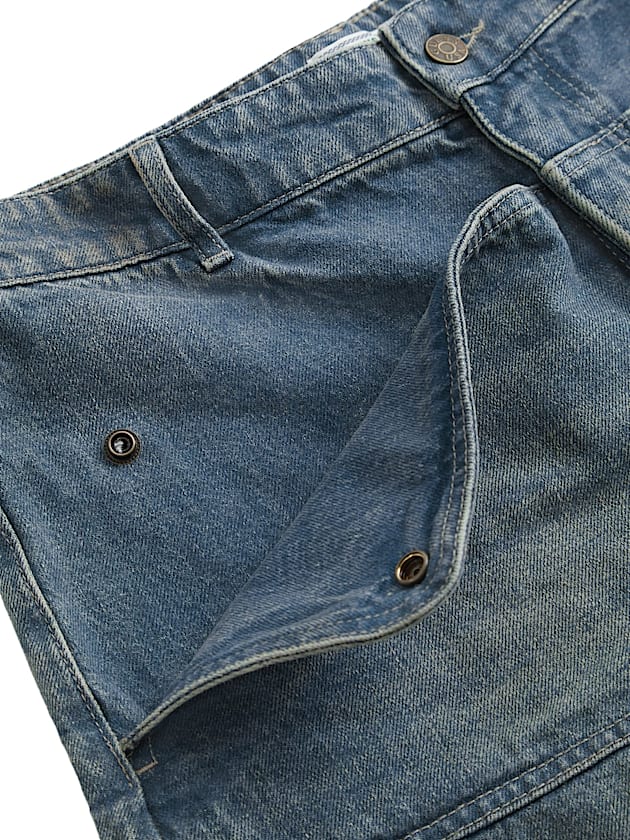 Mid rise relaxed denim shorts - GUESS