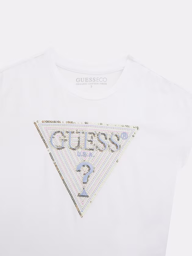 Sequins logo t-shirt - GUESS