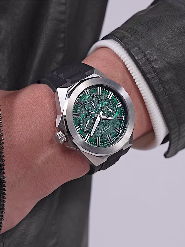 Silicone multi-function watch - GUESS