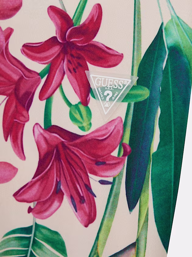 Floral 3/4 leggings - GUESS