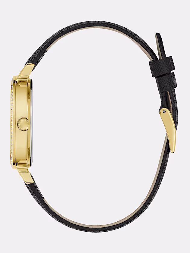 Genuine Leather analogue watch - GUESS