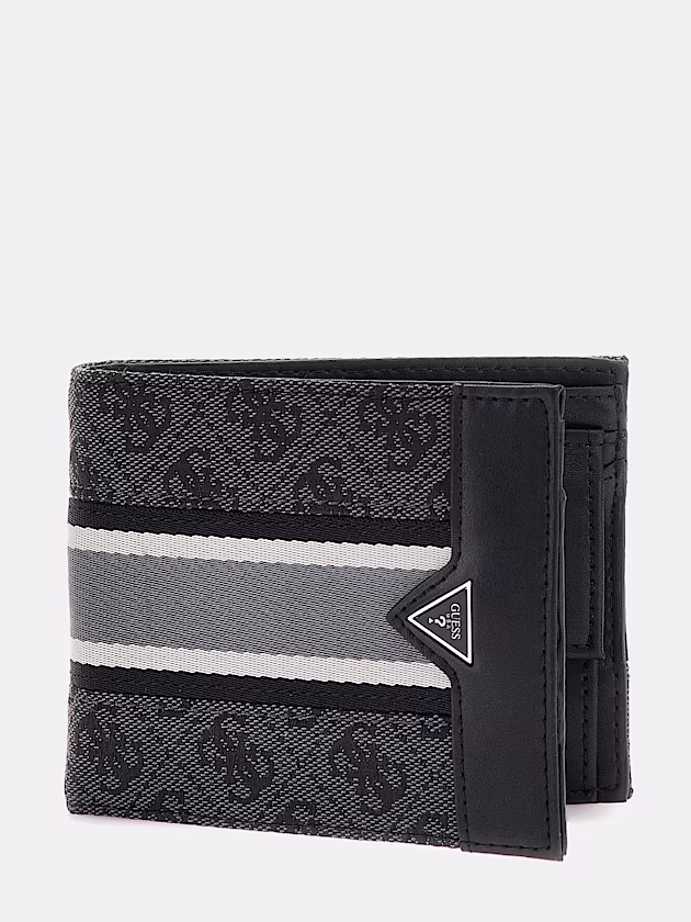 Madrid 4G logo print wallet - GUESS