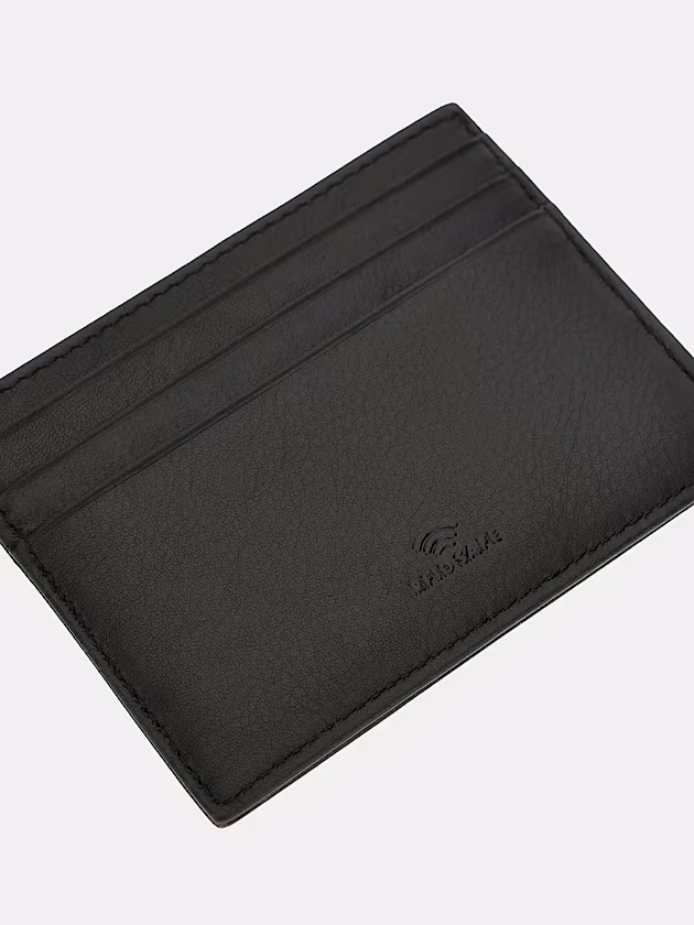 New Boston genuine leather credit card holder - GUESS