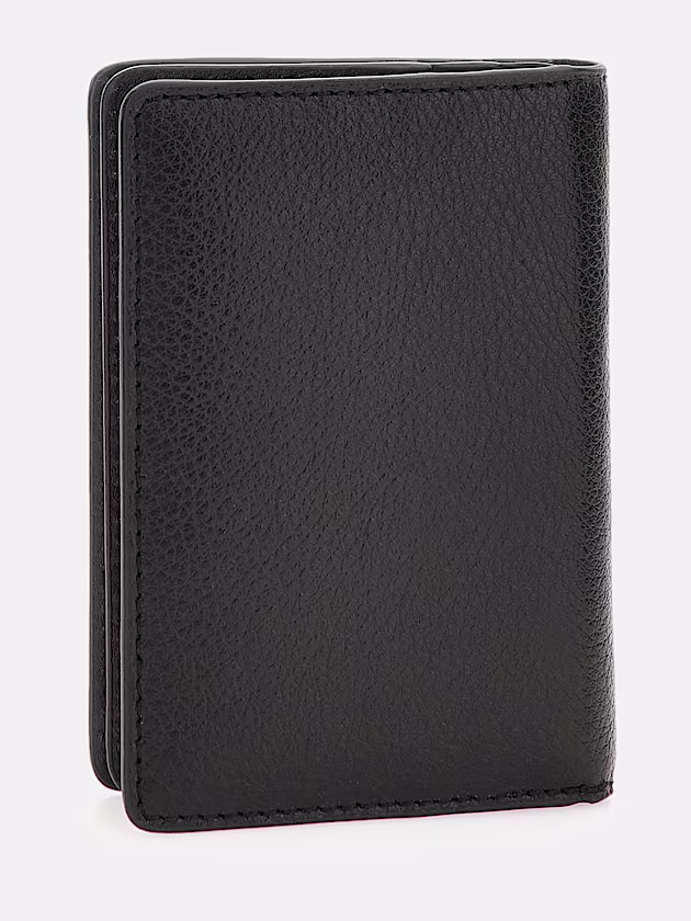 Madrid genuine leather credit card holder - GUESS