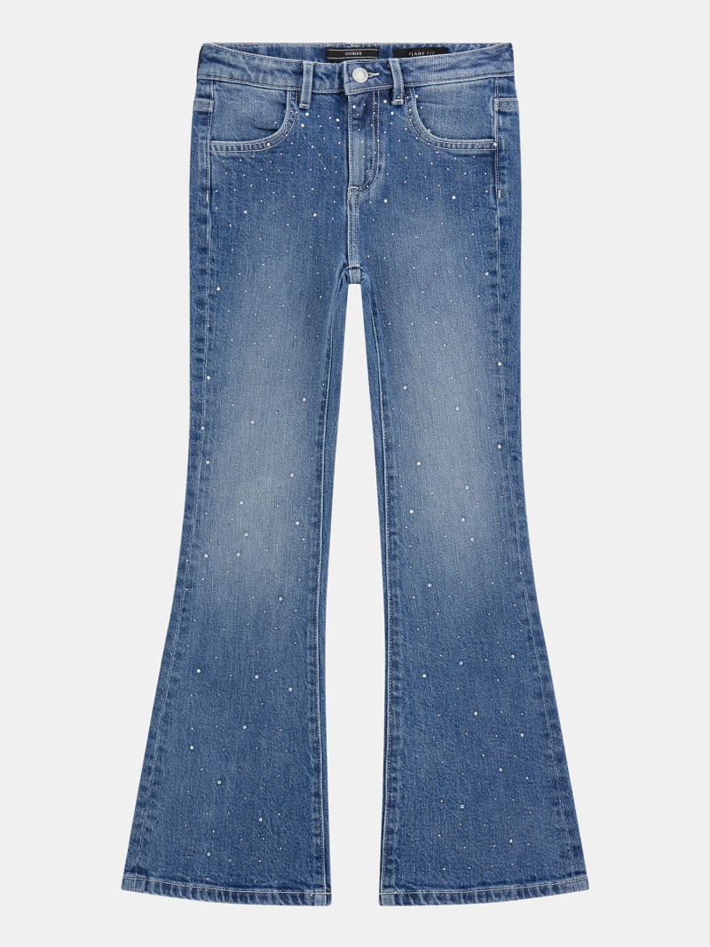 Rhinestones flare jeans - GUESS