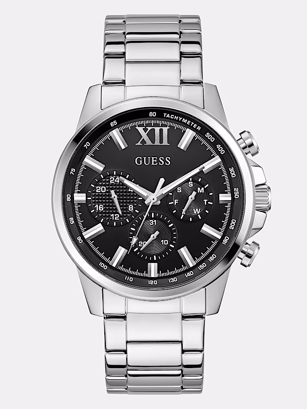 Stainless Steel analogue watch 44 mm - GUESS