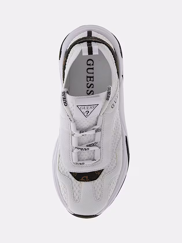 Geniver 4G peony logo running shoes - GUESS