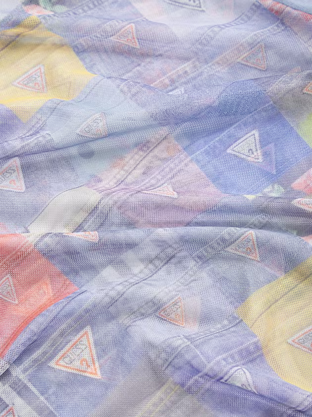 Patchwork print top - GUESS