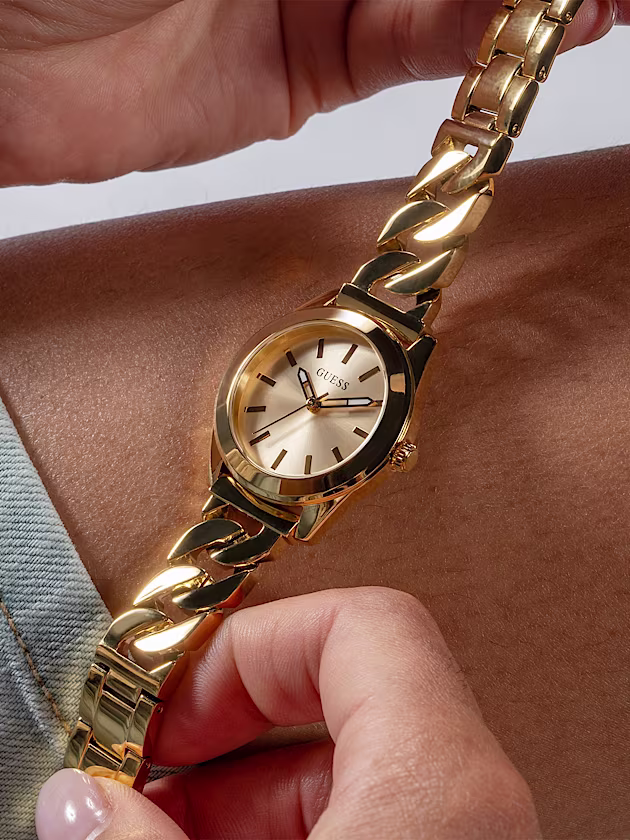 Stainless steel analogue watch - GUESS