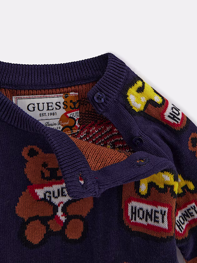 All over logo jacquard sweater - GUESS