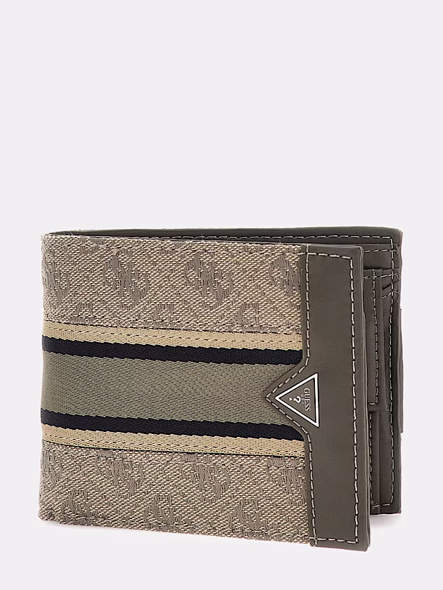 Madrid 4G logo print wallet - GUESS